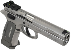 SAR USA K12STSP K12 Sport 9mm Luger 4.70" 17+1 SAO Pistol - Stainless Steel Slide, Gray Polymer Grip — view 3