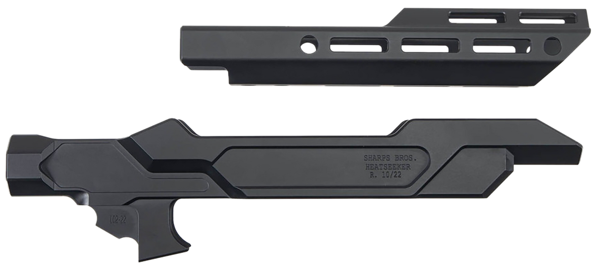 Sharps Bros Heatseeker SBC07 Chassis Stock - Ruger 10/22 9" M-LOK Matte Black Cerakote — view 3