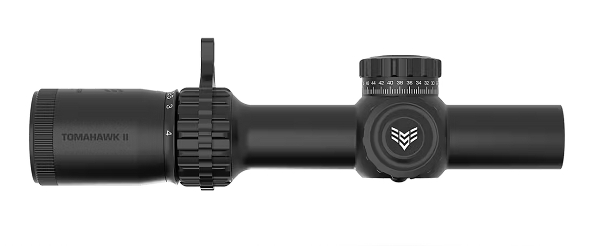 Swampfox Optics Tomahawk II 1-6x24mm 30mm Tube SFP LPVO Riflescope - BDC Green Reticle — view 3