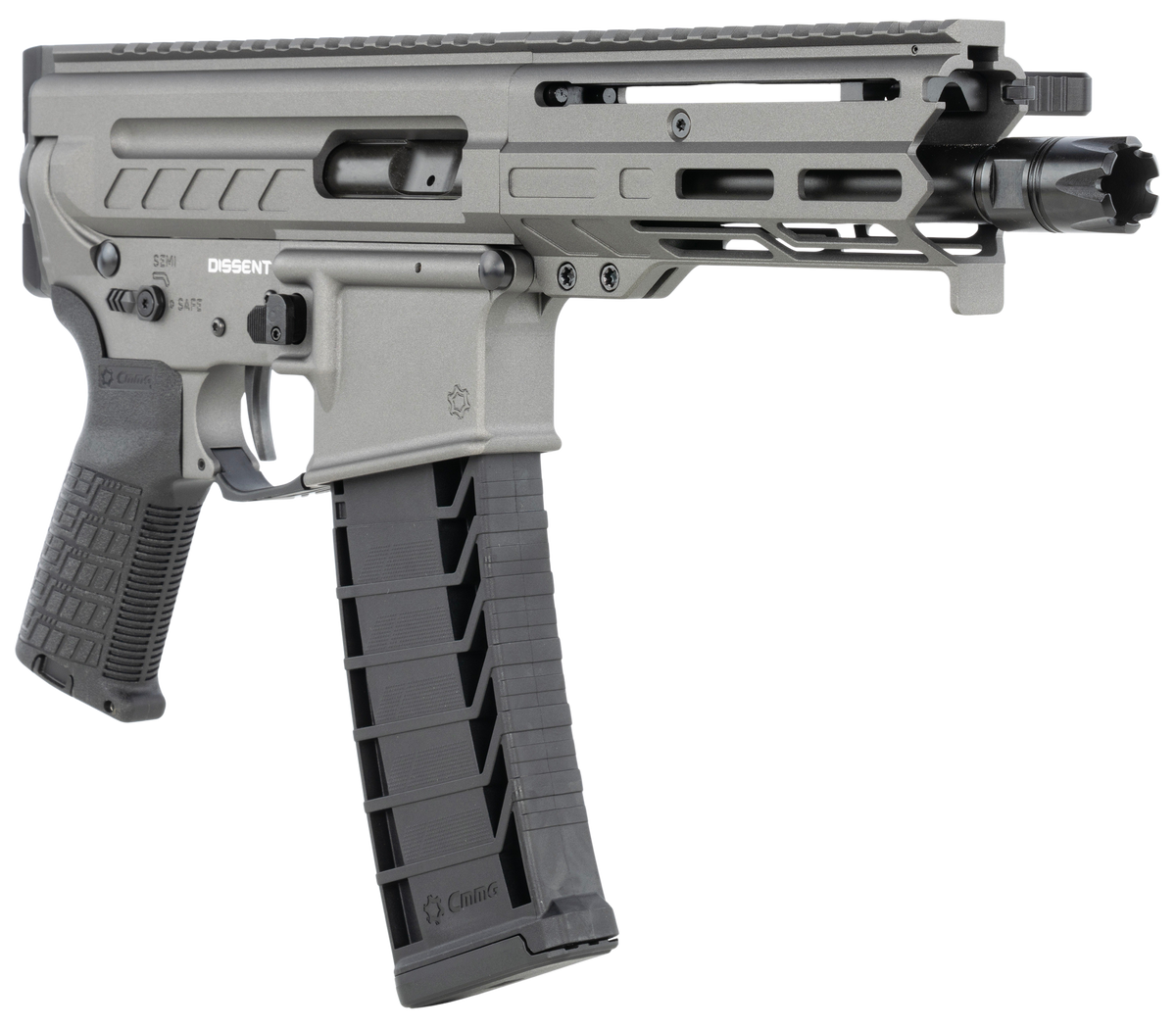 CMMG Dissent MK4 9mm Luger 6.50" 33+1 Semi-Auto Pistol - Tungsten Gray — view 3