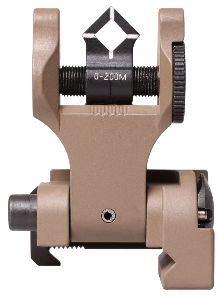 Troy Industries Rear Folding BattleSight Dioptic Flat Dark Earth for AR-15 — view 3
