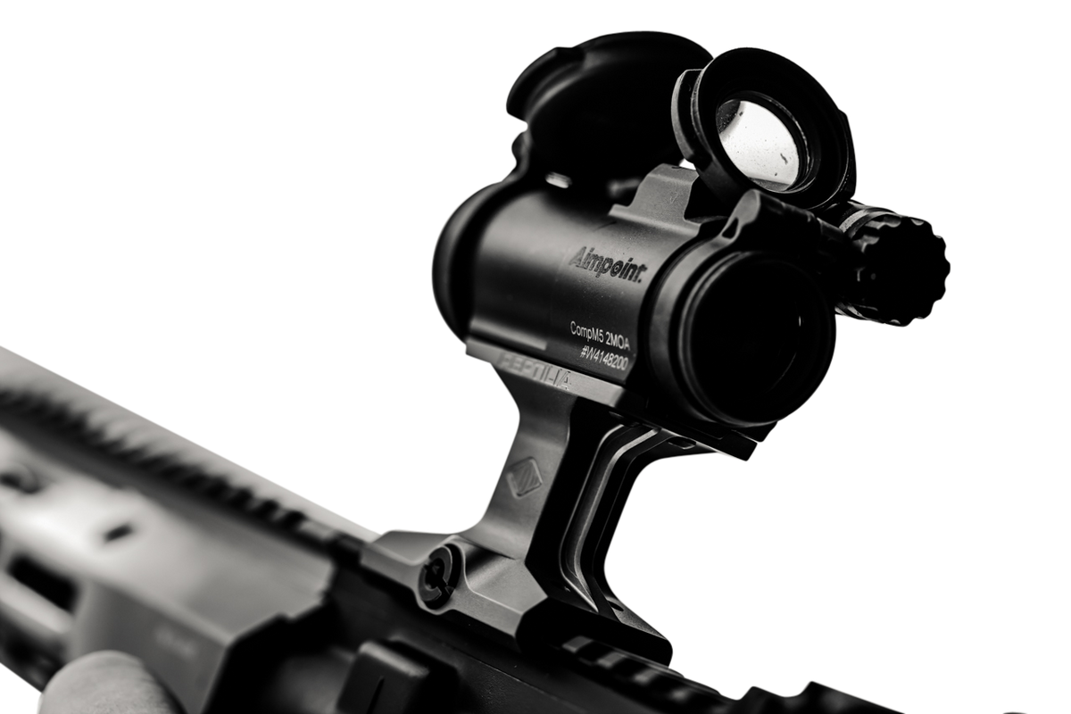 Reptilia 100037 DOT Mount 1.93" Black Hardcoat Anodized for Aimpoint T-1/T-2 — view 3