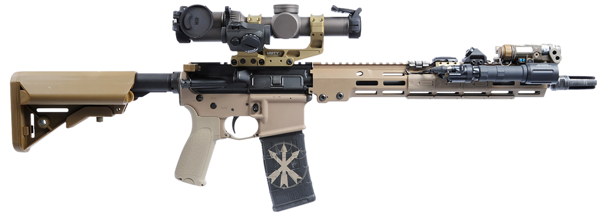 Unity Tactical FAST LPVO 34mm Scope Mount/Ring Combo 2.05" Optical Centerline - Flat Dark Earth — view 3