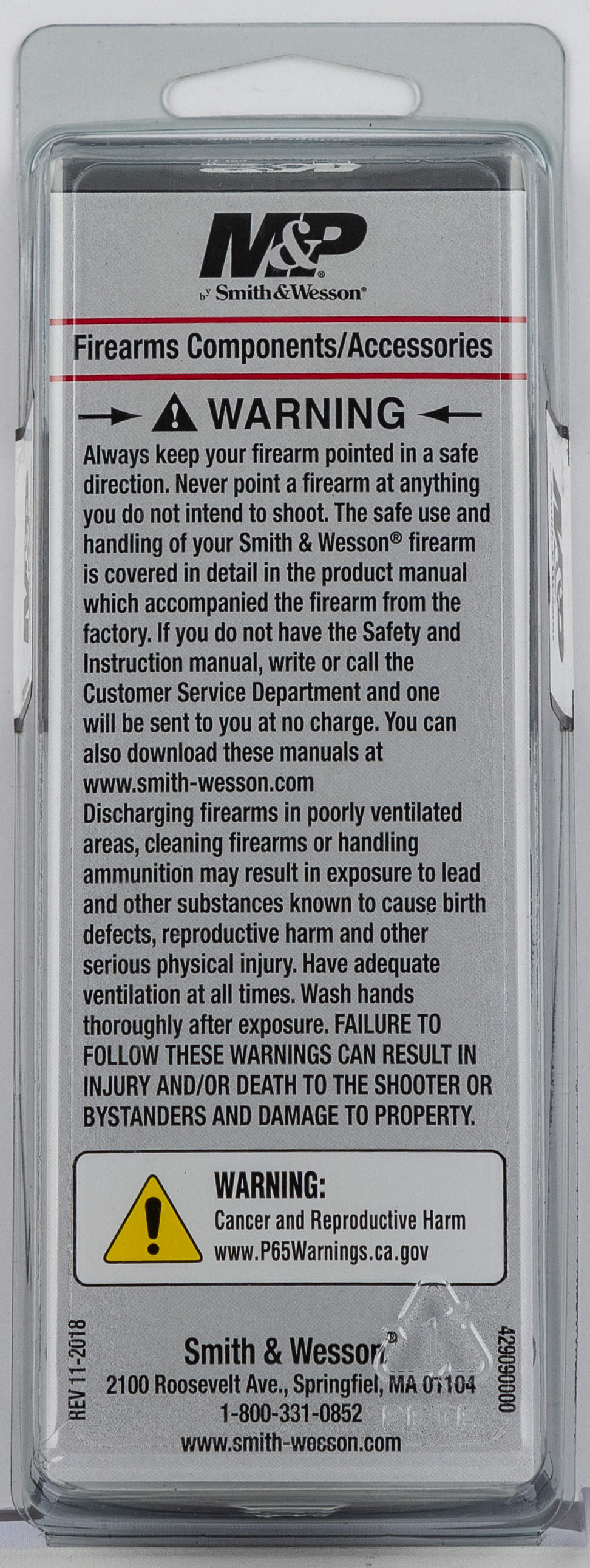 Smith & Wesson M&P 10rd 40 S&W / 357 SIG Blued Steel Magazine — view 3