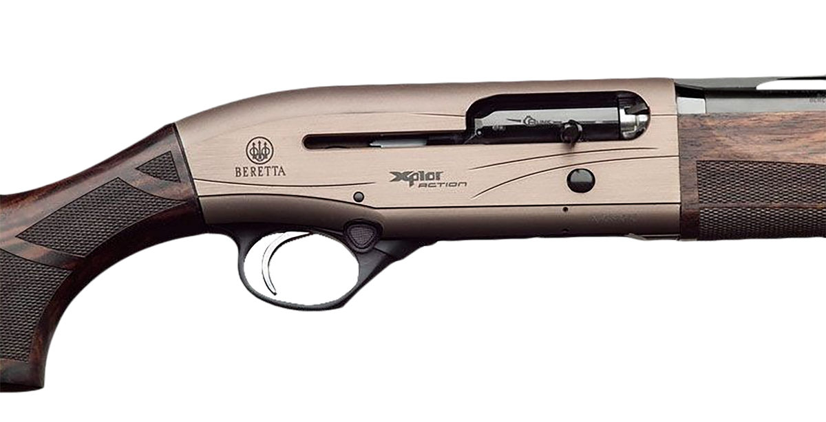 Beretta A400 Xplor Action 12 Gauge 26" 3" 4+1 Semi-Auto Shotgun - Bronze Walnut Kick-Off — view 3