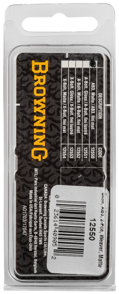 Browning 12550 Two-Piece Scope Base AB3 Weaver-Style Matte Aluminum — view 3