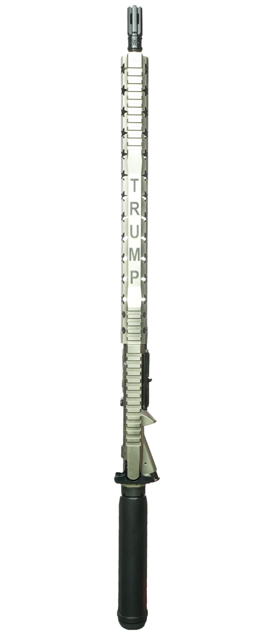 Black Rain Ordnance Spec15 Trump FX Custom Limited Edition 5.56 NATO 16" 30+1 Semi-Auto AR-15 Rifle - Silver — view 3