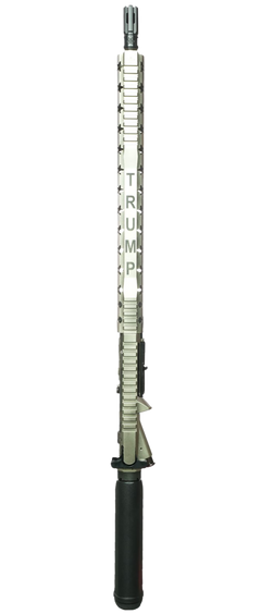 Black Rain Ordnance Spec15 Trump FX Custom Limited Edition 5.56 NATO 16" 30+1 Semi-Auto AR-15 Rifle - Silver — view 3