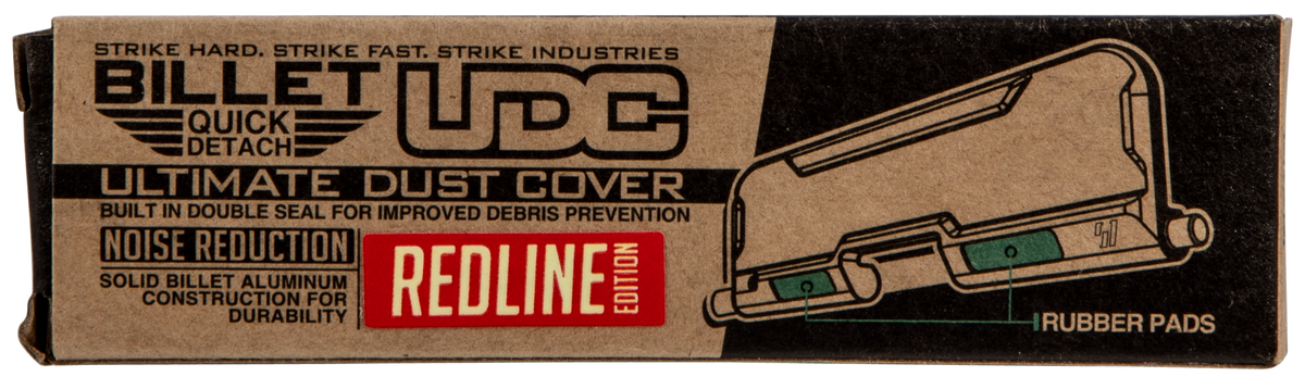 Strike Industries Ultimate Dust Cover Billet AR-15/M4/M16 .223/5.56 Red Aluminum — view 3