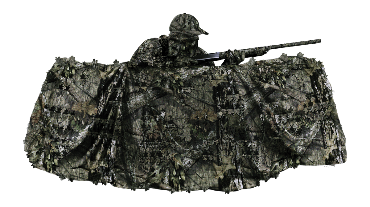 Allen 3D Leafy Omnitex Hunting Blind Fabric 12 ft x 56 in Mossy Oak Break-Up Country — view 3