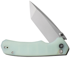 Civivi Knives Brazen 3.46" Folding Plain Stonewashed D2 Steel - Natural G10 Handle — view 3