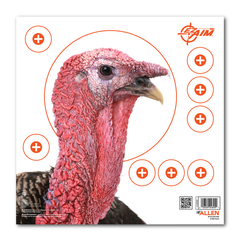 EZ-Aim Four Color Turkey Hanging Paper Target 12" x 12" 6 Pack — view 3