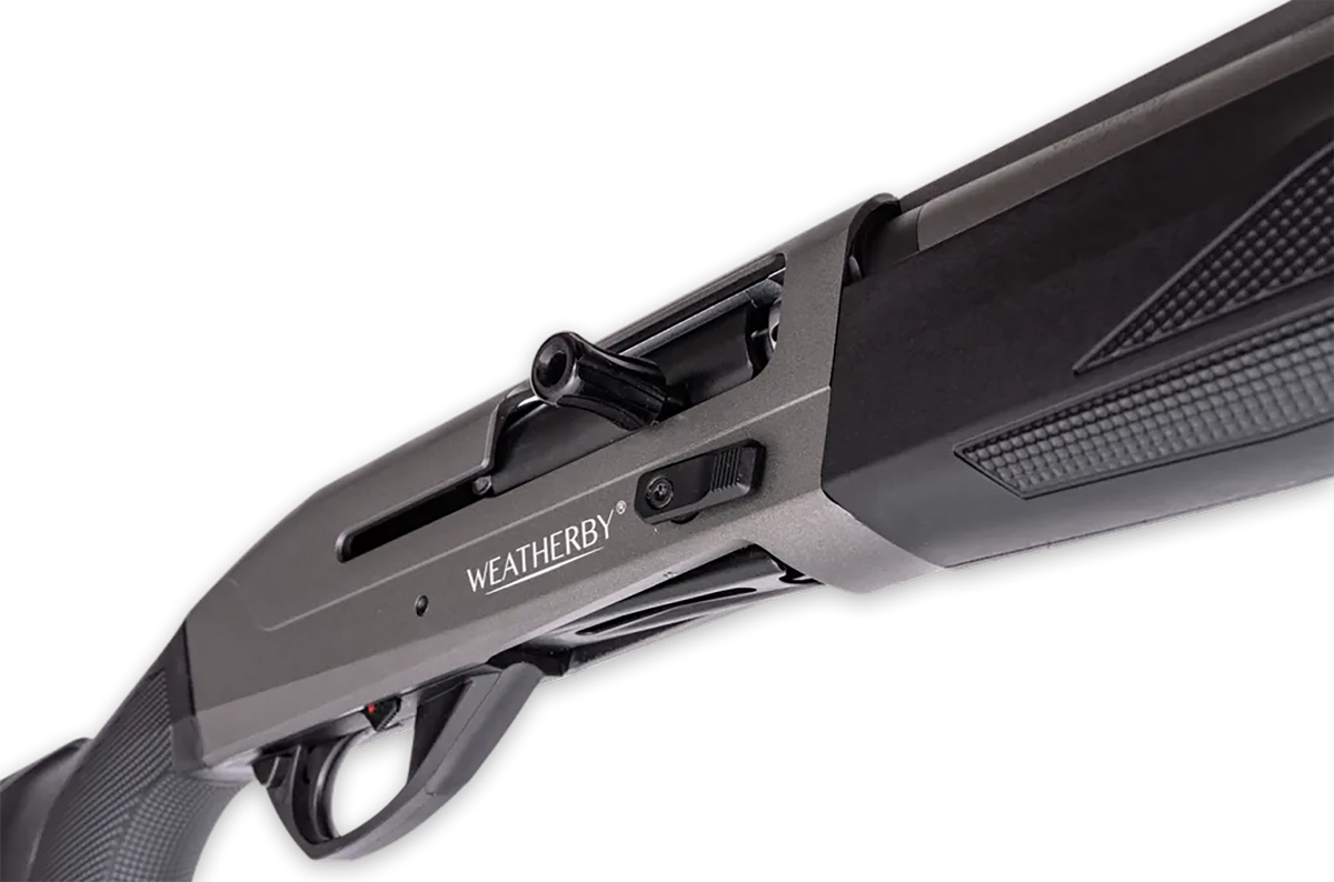 Weatherby Element II 12 Gauge 3" 28" 2+1 Semi-Auto Shotgun - Tungsten Cerakote Black Synthetic Stock — view 3