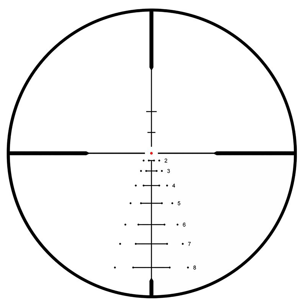 Bushnell R5 4-12x 40mm Riflescope Illuminated DOA-LRH800 Reticle — view 3