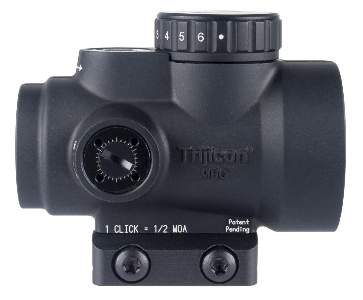 Trijicon MRO SD 1x25mm 2 MOA Green Dot Red Dot Sight - Low Mount — view 3