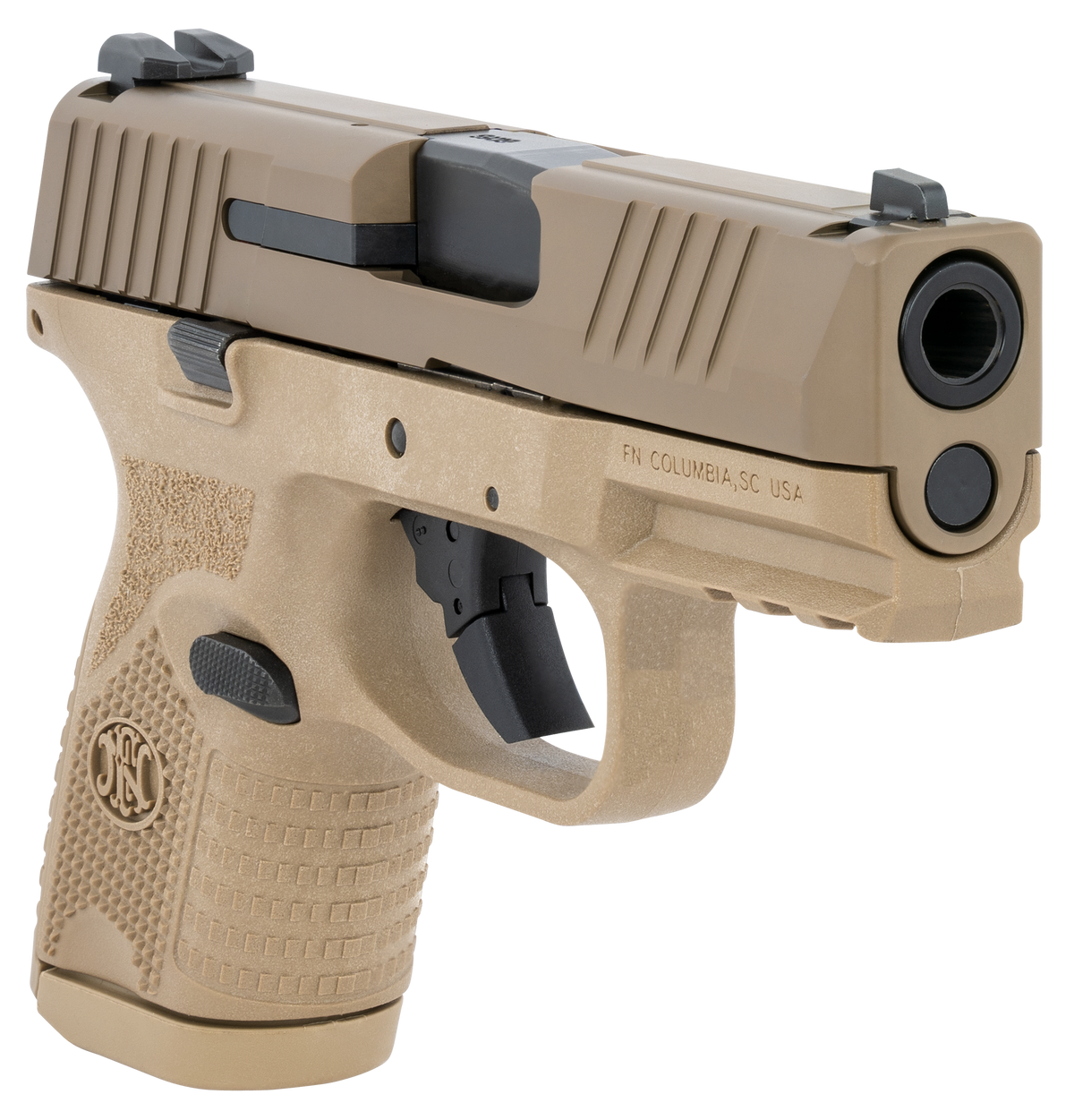 FN 509 Compact 9mm Luger 3.7" 10+1 DAO Pistol - Flat Dark Earth - No Manual Safety — view 3