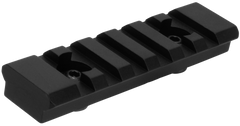 TacFire MAR105M M-LOK Accessory Picatinny Section Rail 3" 7 Slots Black Anodized — view 3