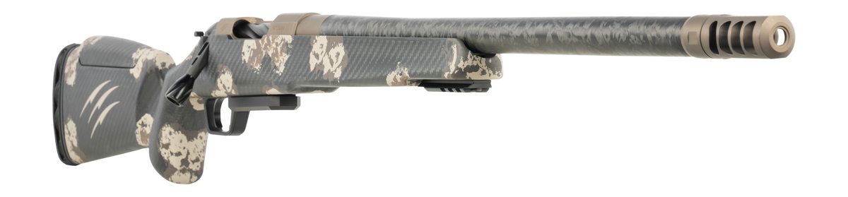 Fierce Firearms CT Rival XP 2.0 25 Creedmoor 20" Bolt-Action Rifle - Smoked Bronze Cerakote / Desert Shadow Camo — view 3