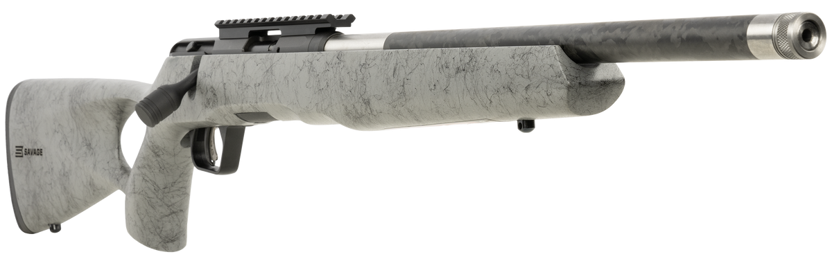 Savage B Series TimberLite 22 LR 18" 10+1 Carbon Fiber Threaded Barrel Bolt Rifle — view 3