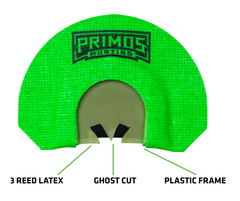 Primos PS1264 The Karen Diaphragm Turkey Mouth Call Triple Reed - Green — view 3