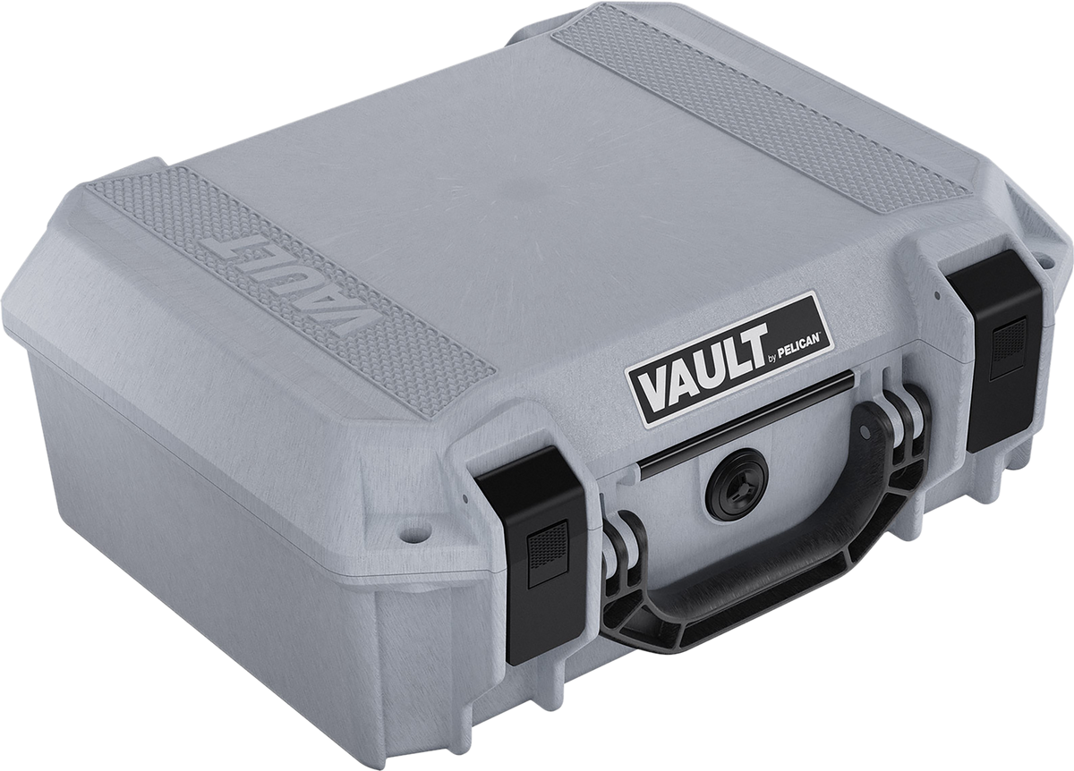 Pelican VCV200 Vault Medium Handgun Case 14x10x5.5 Gray Polyethylene w/Foam — view 3