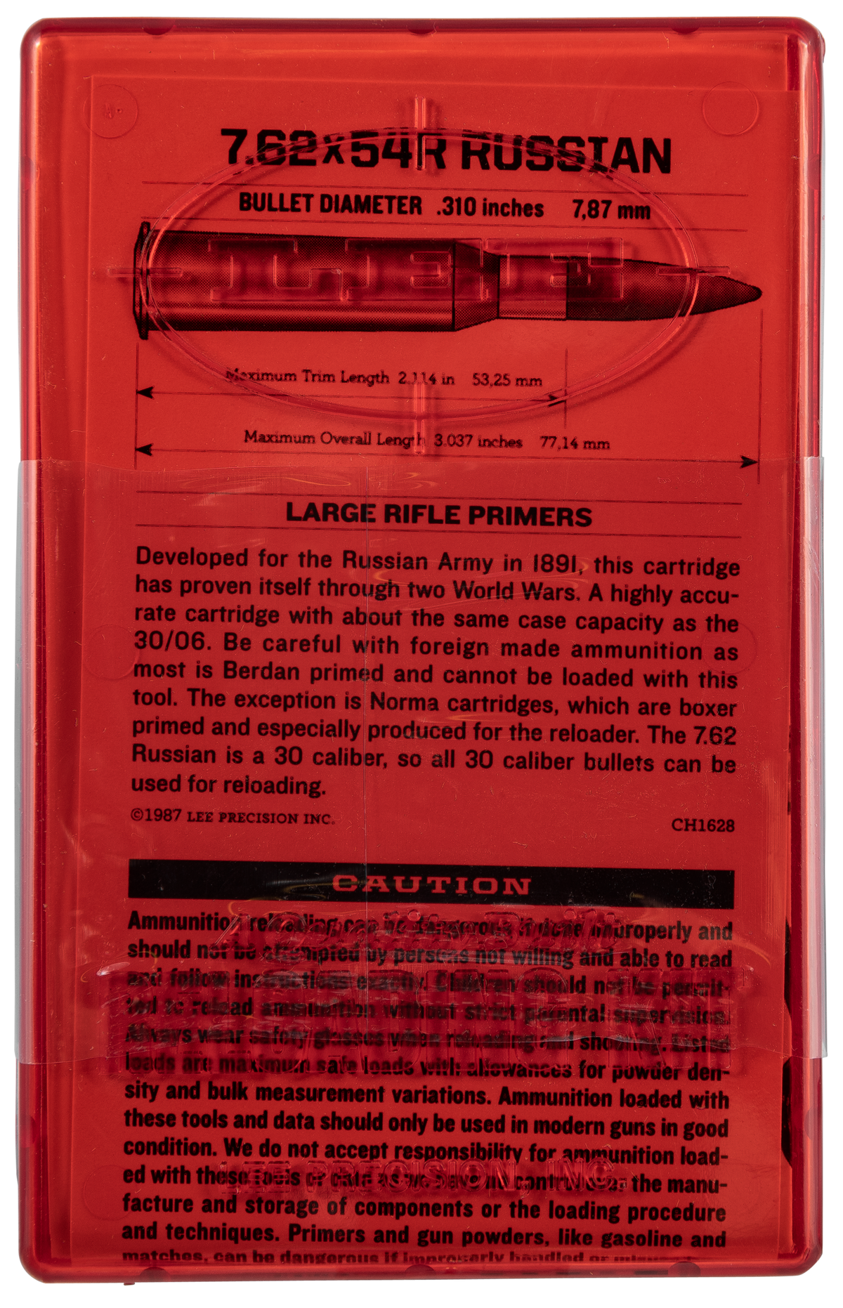 Lee Precision 90243 Lee Loader Classic 7.62x54mmR Rifle Reloading Kit — view 3