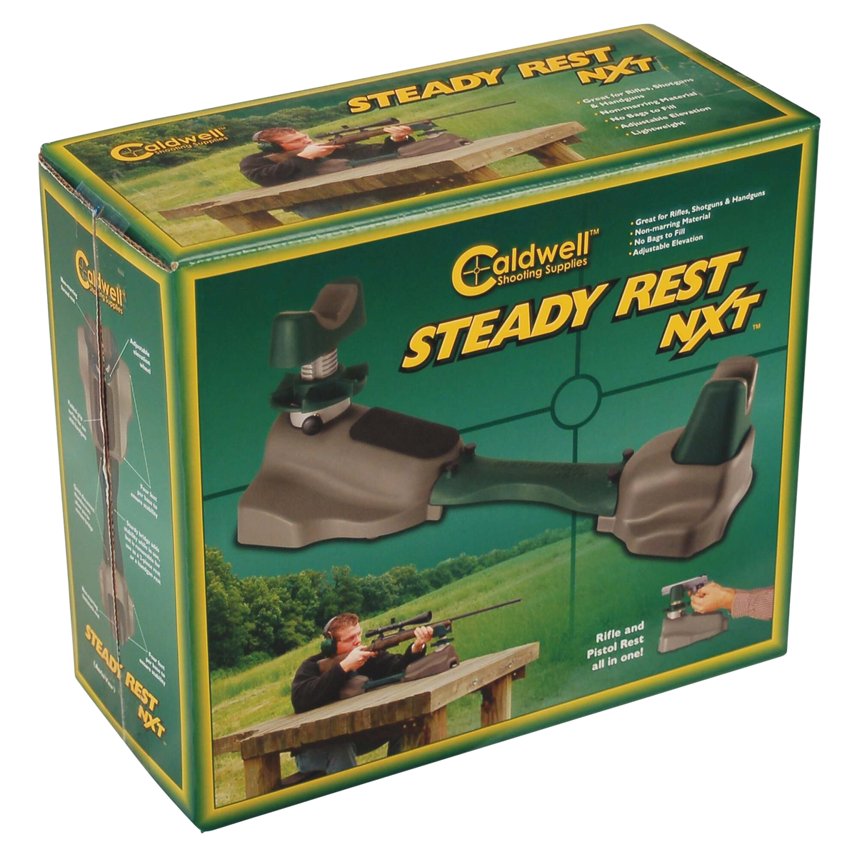 Caldwell Steady Rest NXT Shooting Rest 26" Gray/Green — view 3
