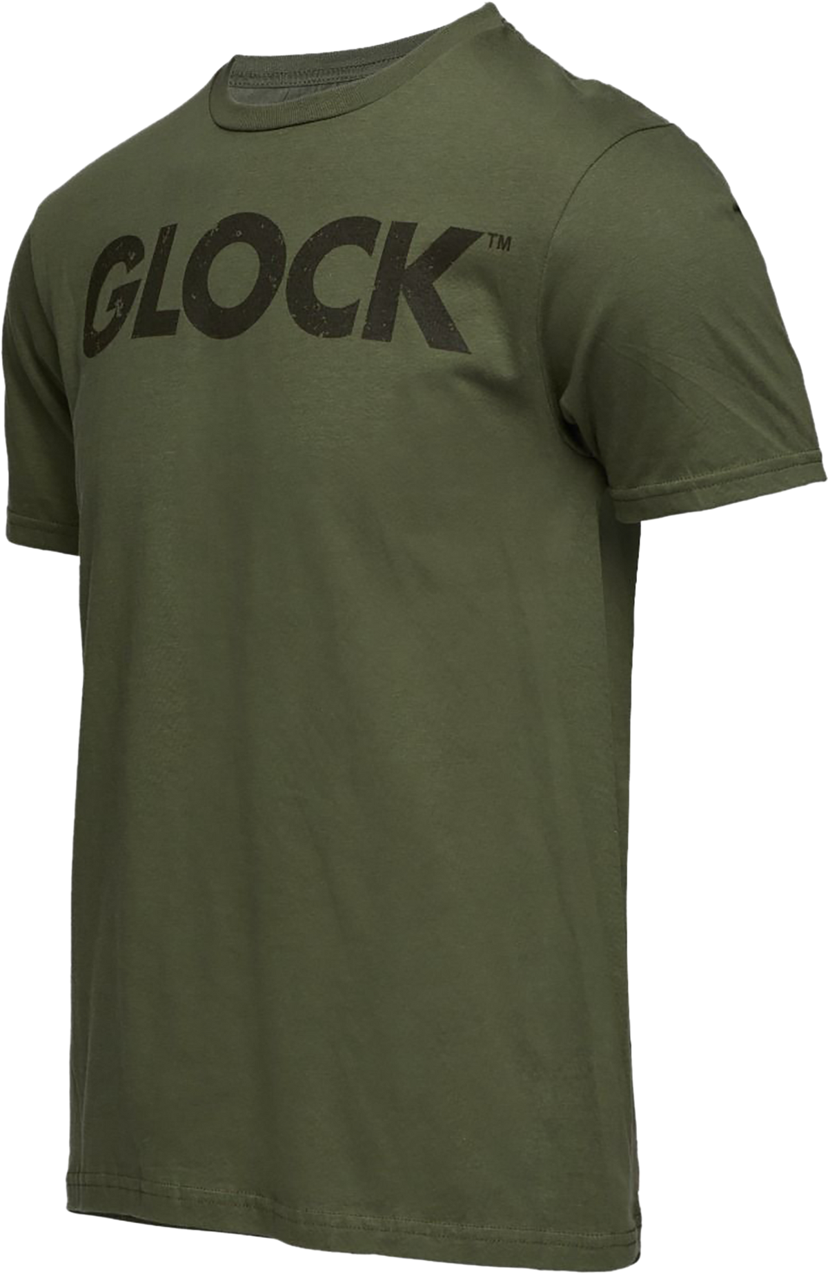 Glock Caliber Tee Military Green Ringspun Cotton Short Sleeve T-Shirt - Medium — view 3