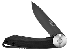 Camillus Cirque 2.75" Folding Drop Point AUS-8 Carbonitride Titanium Black G10 Plain Edge Knife — view 3