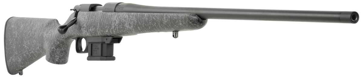 Howa M1500 Carbon Stalker Vertical 300 Win Mag 24" 3+1 Bolt Action Rifle - Stocky's VGH Gray Webbing — view 3
