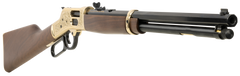 Henry H006GD Big Boy Side Gate Deluxe .44 Mag/.44 Special 20" 10+1 Lever-Action Rifle - Engraved Polished Brass Receiver — view 3