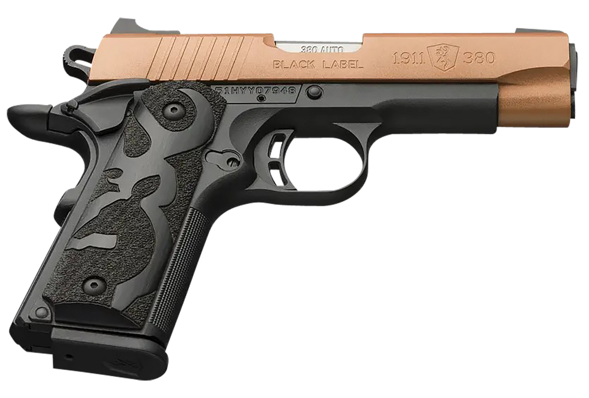 Browning 1911-380 Black Label Compact .380 ACP 3.63" 8+1 Semi-Auto Pistol - Copper Cerakote — view 3