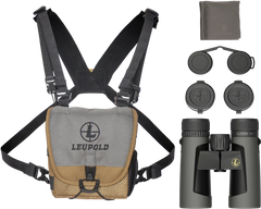 Leupold BX-2 Alpine HD 8x 42mm Abbe-Koenig Roof Prism Binoculars - Shadow Gray EXO-Armor — view 3