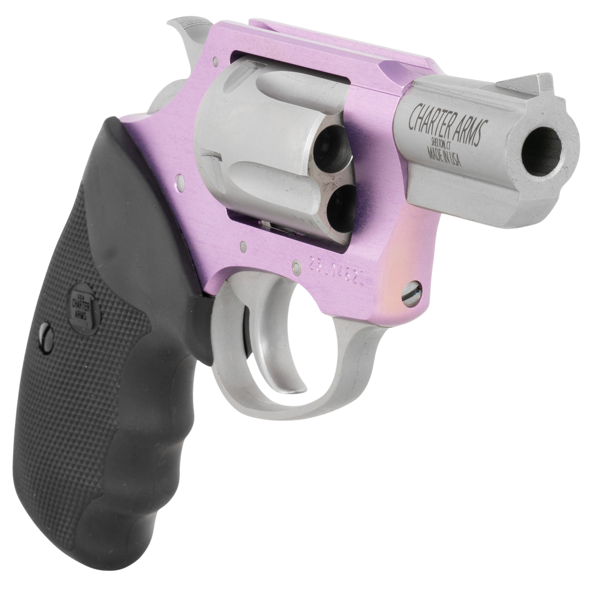 Charter Arms Undercover Lite Lavender Lady 38 Special 2" 5-Shot DA/SA Revolver - Lavender Aluminum/SS — view 3