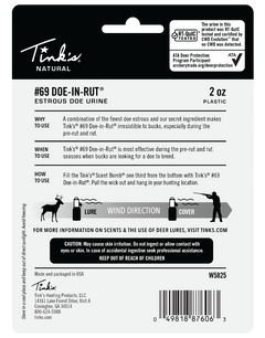 Tinks #69 Doe-In-Rut Value Pack Deer Attractant 2 oz Squeeze Bottle w/ Scent Bomb — view 3
