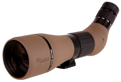 Sig Sauer Electro-Optics OSCAR8 27-55x 80mm Angled Spotting Scope - Flat Dark Earth Rubber Armor — view 3