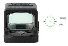 Holosun EPS-GR-MRS 1x 0.63"x0.91" 2 MOA Green Dot/32 MOA Circle Pistol Sight - Black Anodized — view 3