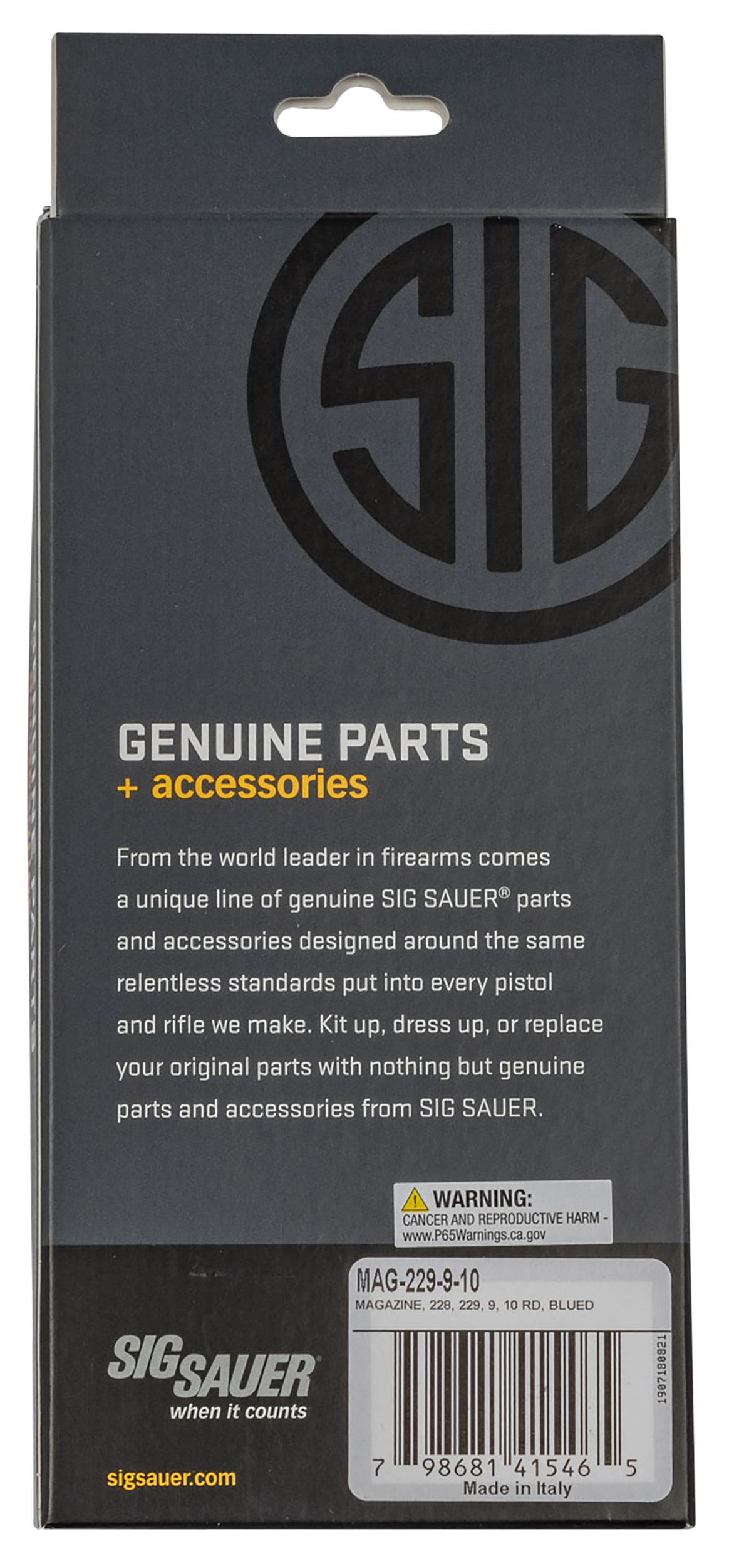 Sig Sauer P228/P229 9mm Luger 10-Round Blued Steel Magazine — view 3