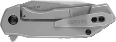 Kershaw Valve 1375 2.25" Folding Drop Point Plain Stonewashed 4Cr14 - Bead Blasted Stainless Steel Handle — view 3
