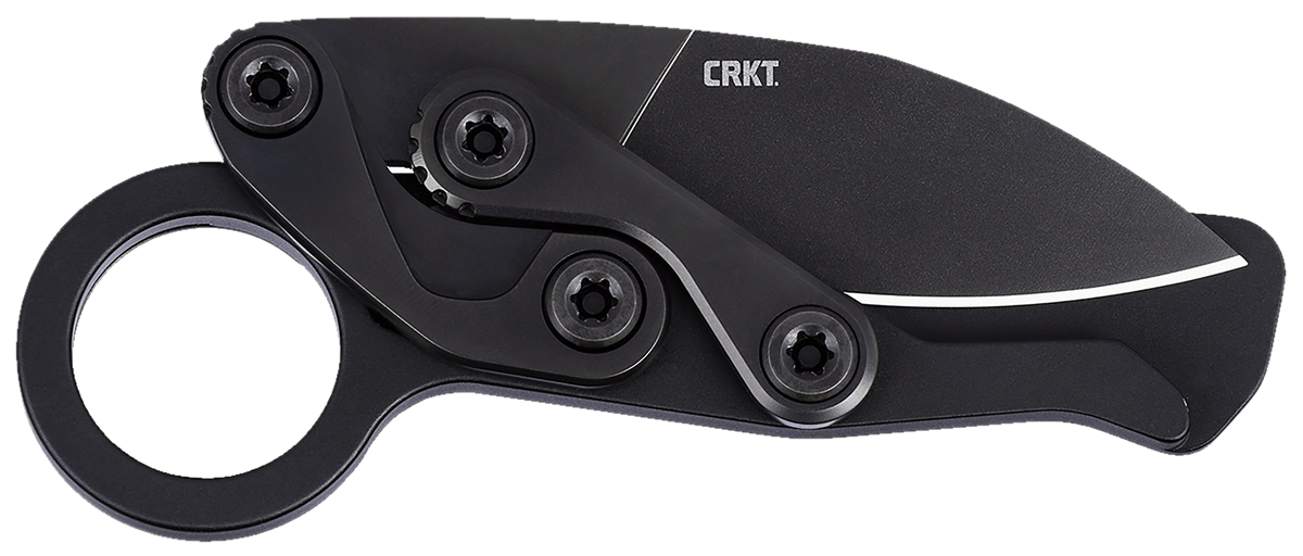 Columbia River CRKT Provoke EDC 2.47" Folding Plain Black Oxide D2 Steel Black Aluminum Handle — view 3