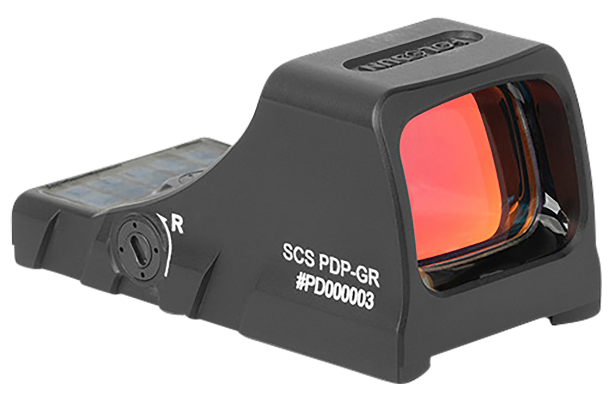 Holosun SCS-PDP-GR Solar Charging Sight for Walther PDP 2.0 1x 0.58"x0.77" 2 MOA Green Dot/32 MOA Circle Multi-Reticle - Black Anodized — view 3