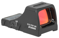 Holosun SCS-PDP-GR Solar Charging Sight for Walther PDP 2.0 1x 0.58"x0.77" 2 MOA Green Dot/32 MOA Circle Multi-Reticle - Black Anodized — view 3