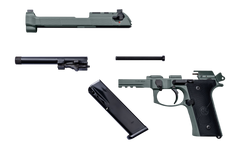 Beretta M9A4 Overlanding 9mm Luger 5.10" 15+1 DA/SA Pistol - Lunar Cerakote - Threaded Barrel — view 3