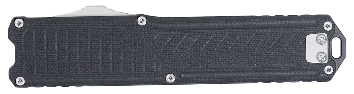 CobraTec Knives Ranger 3.25" OTF Drop Point Plain D2 Steel Blade 4.75" Black G10 Handle — view 3