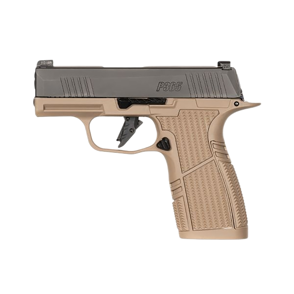 Tyrant CNC Sig Sauer P365 X-Macro Snub Nose Grip Module - FDE — view 3