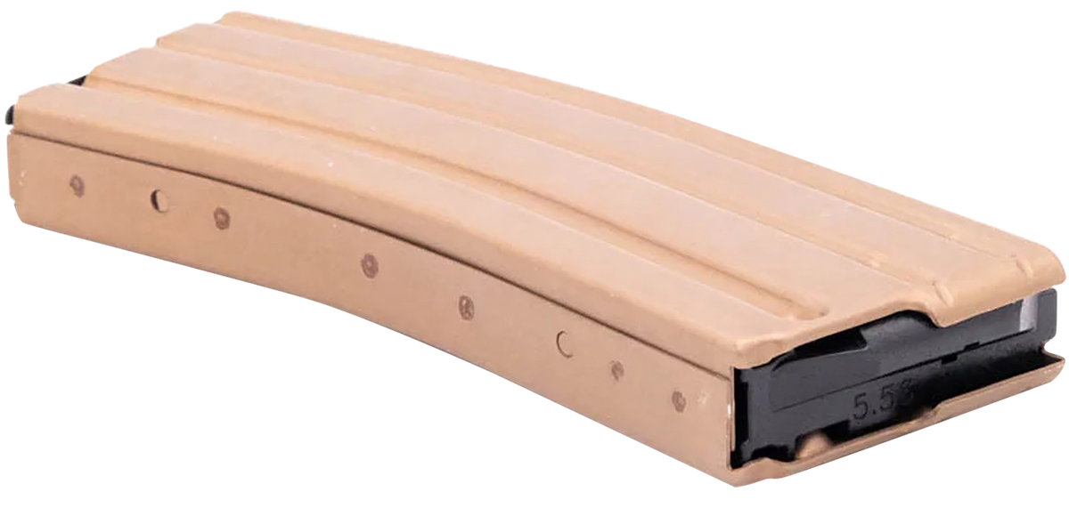DuraMag Speed AR-15 223 Rem/300 Blackout/5.56x45mm NATO 30rd Aluminum Magazine - Bronze w/ Black Follower — view 3
