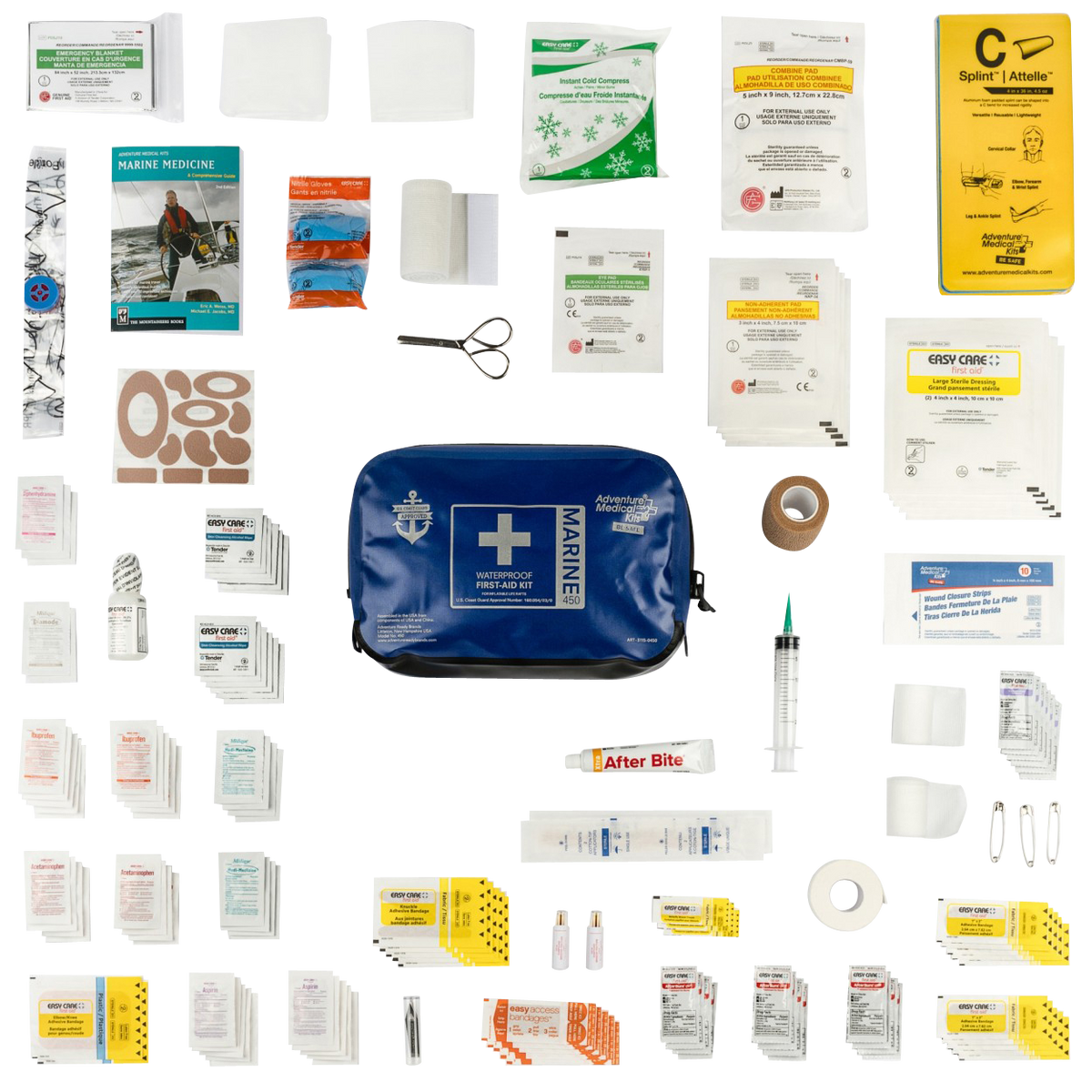 Adventure Medical Kits Marine 450 First Aid Kit - 1-6 Person Coastal Use - Blue — view 3