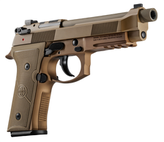 Beretta M9A4 9mm Luger 5.10" Threaded Barrel 10+1 DA/SA Semi-Auto Pistol - FDE Cerakote — view 3