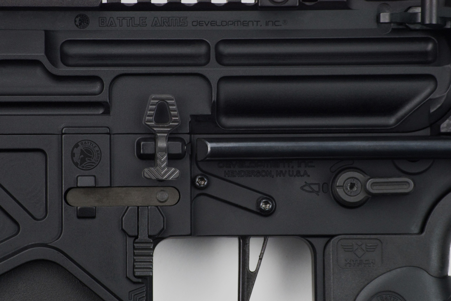 Battle Arms Development BAD-EBC-IC Enhanced Bolt Catch AR-15/M16 Black Phosphate 8620 Steel — view 3