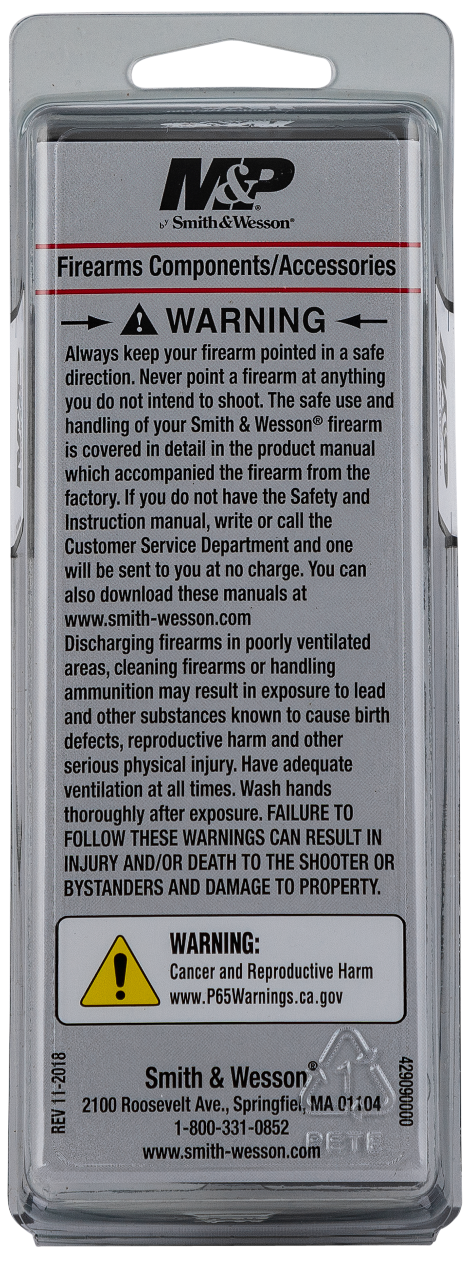 Smith & Wesson M&P 22 Compact 10rd 22 LR Stainless Steel Pistol Magazine — view 3